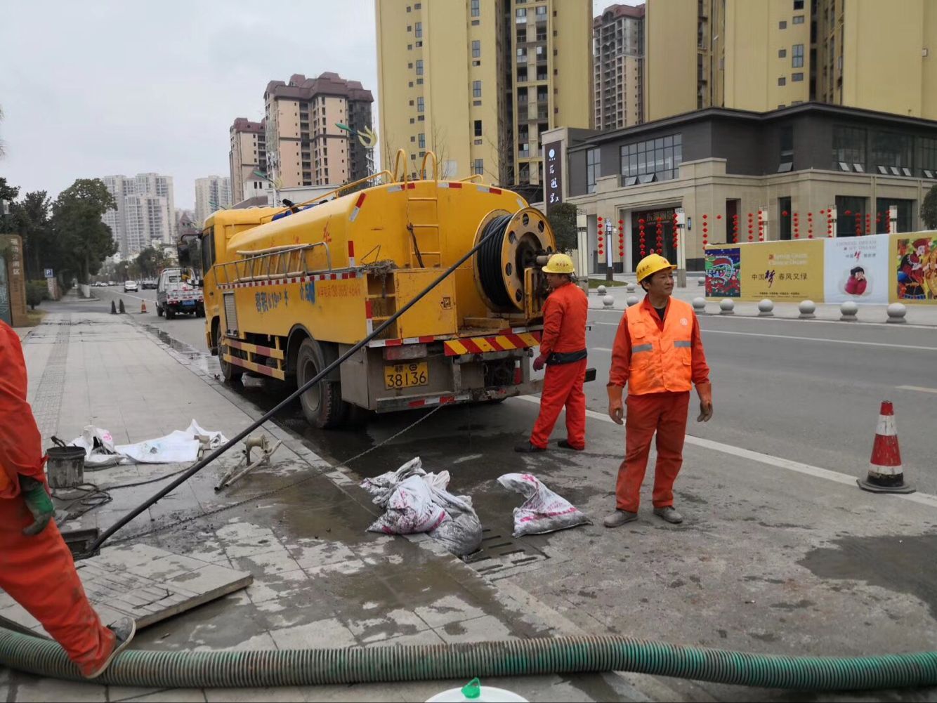 宽城排污管道清淤-管道清洗